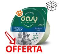OASY MORE LOVE SALSA NATURALE TONNO CON SOGLIOLA 70 GR.