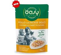 Oasy Cat More Love Pollo con Patate Dolci Busta 70gr