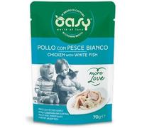 Oasy Cat More Love Pollo Con Pesce Bianco Busta 70 g