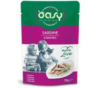 Oasy Cat More Love Sardine Cibo Umido Gatti Vaschetta da 70 gr