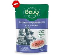 Oasy Cat More Love Tonno con Gamberetti Busta 70gr