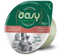 Oasy Cat More Love Tonno con Gamberetti Cup in Salsa 70 g