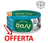 OASY MORE LOVE ACQUA DI COTTURA TONNO CON PESCE BIANCO 70 GR.