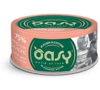 OASY MORE LOVE ACQUA DI COTTURA TONNO CON SALMONE 70 GR.
