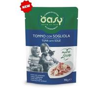 OASY Cat More Love Busta Multipack 24x70G TONNO CON SOGLIOLA