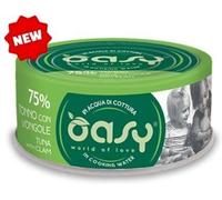 Oasy More Love Cat Adult Lattine in acqua di cottura 70 gr: Tonno e vongole