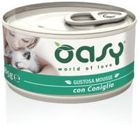 wonderfood spa Oasy Gatto Caprice Mousse Adulto Coniglio 85 Gr