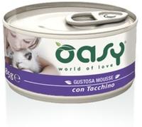 wonderfood spa Oasy Gatto Caprice Mousse Adulto Tacchino 85 Gr