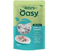 Oasy Cat Natury Soft Jelly Filetti di Pollo con Tonnetto Busta 70 g