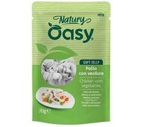 Oasy Cat Natury Soft Jelly Filetti di Pollo con Verdure Busta 70 g