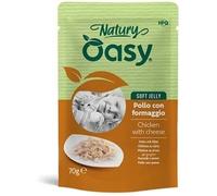 Oasy Cat Natury Soft Jelly Pollo con Formaggio Busta 70 g