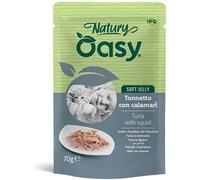 Oasy Cat Natury Soft Jelly Tonnetto con Calamari Busta 70 g