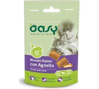 OASY CAT BISCOTTI RIPIENI CON AGNELLO 60 GR.