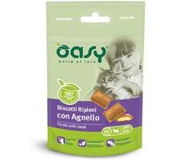 OASY CAT BISCOTTI RIPIENI CON AGNELLO 60 GR.