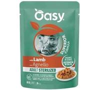 Oasy Cat Superior Formula Adult Sterilized con Agnello Bocconcini in Salsa 85 g
