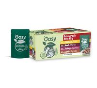 Oasy Chunks Adult Sterilized Pacco misto 40 x 85 g - Carne
