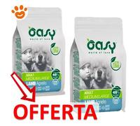 Oasy Adult Medium/Large Agnello Crocchette per cani - 12 kg