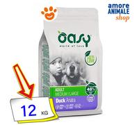 Oasy one animal protein adult medium/large anatra 12kg