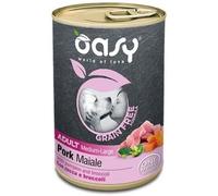 Oasy Dog Grain Free Adult Medium Large Maiale Lattina 400 g
