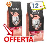 Oasy Dog Grain Free Adult Medium/Large Tacchino Cibo Secco Cani 12 Kg