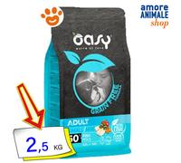 Oasy Dog Grain Free Adult Small/Mini Pesce Cibo Secco Cani 2,5 Kg