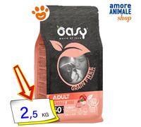Oasy Dog Grain Free Adult Small/Mini Tacchino Cibo Secco Cani 800 Gr/2,5 Kg