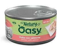 Oasy dog natury soft jelly pollo e salmone 150gr