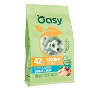 Oasy Dog Puppy e Junior Small/Mini Pollo 2 Kg - Croccantini per cani - 1° ORDINE? scegli lo sconto BZR5 / BZR20 + 200 punti fedeltà
