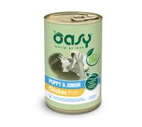 Oasy Dog Puppy & Junior All Breeds Patè 400 gr Paté di pollo - confezione da 12 pezzi - Cibo umido per cani - 1° ORDINE? scegli lo sconto BZR5 / BZR20 + 200 punti fedeltà