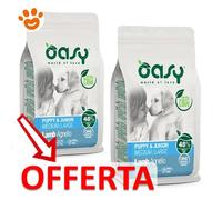 Oasy Linea One Animal Protein - Puppy Medium/Large all'Agnello da 12 Kg