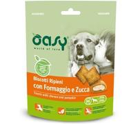 Oasy Dog Snack Biscotti Ripieni Adult con Formaggio e Zucca 80 g