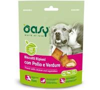 Oasy Dog Biscotti Ripieni 80 gr: Pollo e verdure