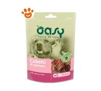 Oasy Dog Snack Cubetti di Salmone - Oasy Dog Snack Cubetti di Salmone - Confezione da 80 Gr, 20/08/2025