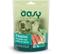 Oasy Dog Snack Filettini Di Pollo Con Ossi di Calcio 100 g