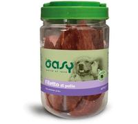 Oasy Dog Snack per Cani Filetto di Pollo Barattolo da 400 g