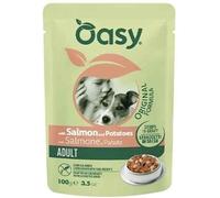 Oasy straccetti in salsa adult salmone e patate 100gr
