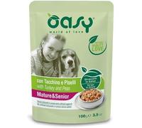 Oasy straccetti in salsa senior tacchino e piselli 100gr