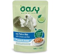 Oasy Dog Straccetti in Salsa Puppy con Pollo e Riso Busta 100gr