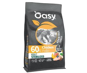 OASY GATTO GRAIN FREE FORMULA ADULTO STERILIZZATO POLLO 300 GR