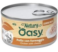 Oasy Gatto Natury con Pollo con Formaggio in Brodo di Cottura 85g