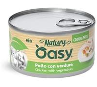 Oasy Gatto Natury con Pollo con Verdure in Brodo di Cottura 85g