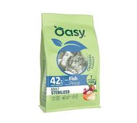 Oasy gatto original sterilizzato con pesce 1,5 kg crocchette per gatti castrati