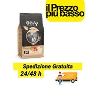 Oasy grain free crocchette cane piccola taglia agnello 2,5 kg senza cereali