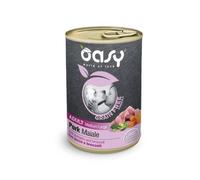 Oasy Dog Grain Free Adult Medium-Large Maiale - Lattina Da 400 Gr - CONFEZIONE RISPARMIO