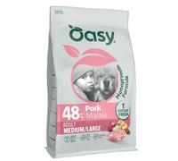 Oasy Monoprotein formula Adult Medium/Large Maiale 10 kg - Crocchette monoproteiche cane - 1° ORDINE? scegli lo sconto BZR5 / BZR20 + 200 punti fedeltà