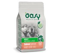 Oasy Monoprotein formula Adult Medium/Large Salmone 2,5 kg - Crocchette monoproteiche cane - 1° ORDINE? scegli lo sconto BZR5 / BZR20 + 200 punti fedeltà