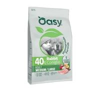 Oasy Monoprotein formula Adult Medium/Large Coniglio 10 kg - Crocchette monoproteiche cane - 1° ORDINE? scegli lo sconto BZR5 / BZR20 + 200 punti fedeltà