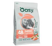 Oasy Monoprotein formula Puppy&Junior Small/Mini Salmone 2 kg - Crocchette monoproteiche cane - 1° ORDINE? scegli lo sconto BZR5 / BZR20 + 200 punti fedeltà
