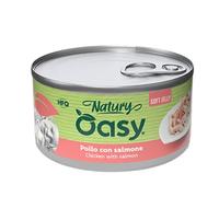 Oasy Natury Cat Adult Soft Jelly 150 gr - pollo con salmone - Cibo umido per gatti - 1° ORDINE? scegli lo sconto BZR5 / BZR20 + 200 punti fedeltà