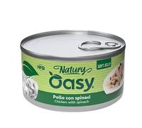Oasy Natury Cat Adult Soft Jelly 150 gr Pollo con spinaci - confezione da 6 pezzi - Cibo umido per gatti - 1° ORDINE? scegli lo sconto BZR5 / BZR20 + 200 punti fedeltà